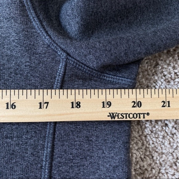 BURTON Durable Goods Gray Pullover Hoodie Sweatshirt Logo Thumb Holes Men's S - Picture 7 of 8